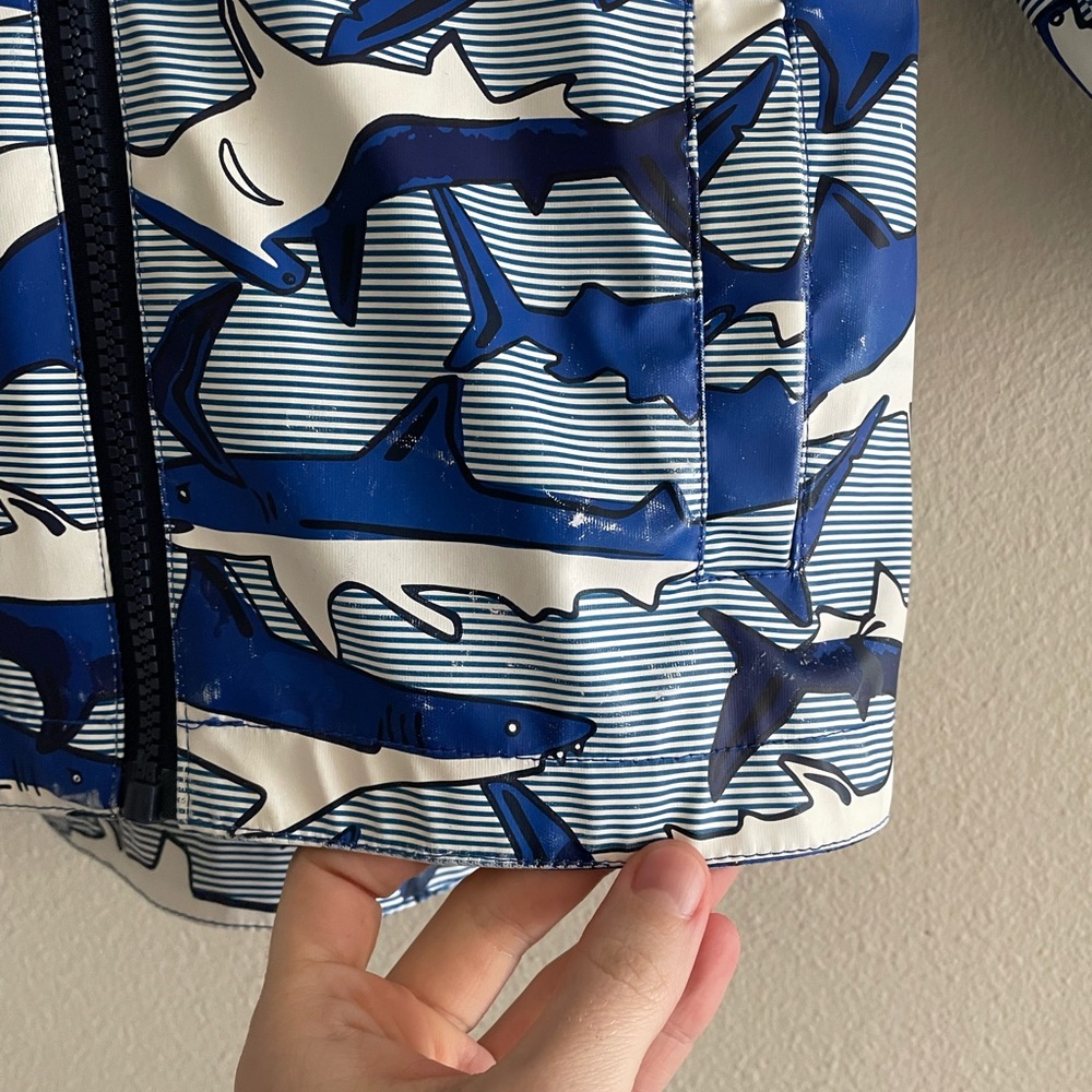 Joules Shark Raincoat 2T - Picture 2 of 5